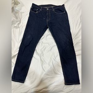 Levi’s 512 Denim Jeans Dark Wash stretch W36